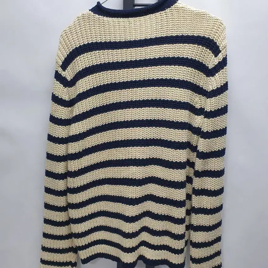 [BUNJANG] Polo Ralph Lauren Striped Cotton Sweater / 폴로 랄프로렌 니트 단가라 스트라이프 코튼 스웨터 k