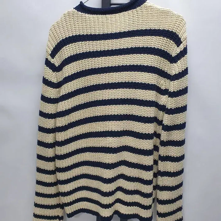 [BUNJANG] Polo Ralph Lauren Striped Cotton Sweater / 폴로 랄프로렌 니트 단가라 스트라이프 코튼 스웨터 k
