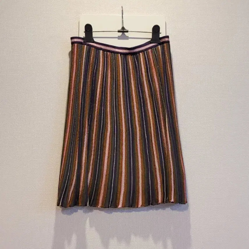 [BUNJANG] Missoni Italian Color Point Stripe Skirt / 미쏘니  이태리  컬러 포인트  스커트