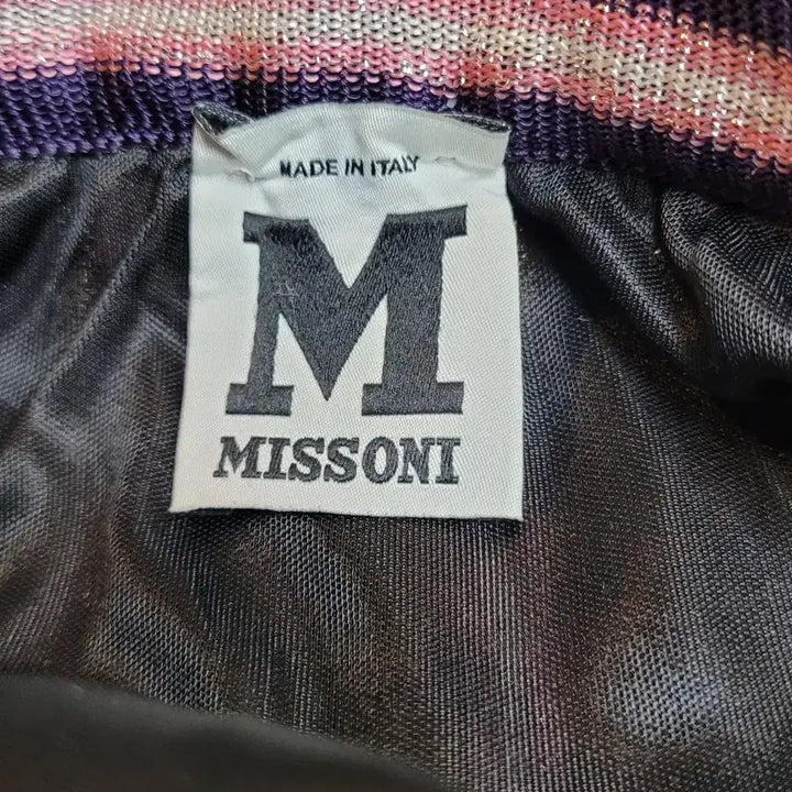 [BUNJANG] Missoni Italian Color Point Stripe Skirt / 미쏘니  이태리  컬러 포인트  스커트