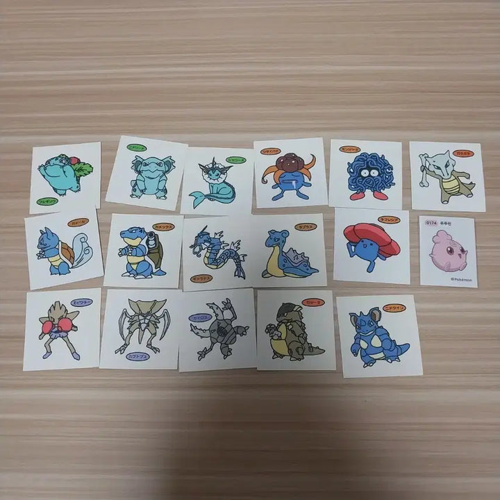 [BUNJANG] Pokemon Japanese King Sticker Bundle Set / 포켓몬 일판 왕띠부씰 일괄 판매