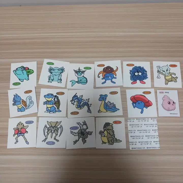 [BUNJANG] Pokemon Japanese King Sticker Bundle Set / 포켓몬 일판 왕띠부씰 일괄 판매