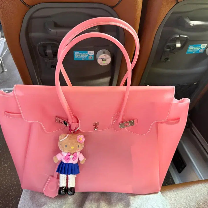 [BUNJANG] Kiki Jelly Birkin Bag Pink / (당일) 키키 젤리버킨백 핑크
