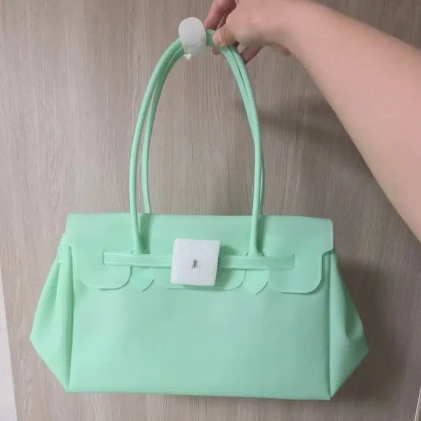 [BUNJANG] Jelly Birkin Jelly Bag Mint Green / 즉시배송가능) 젤리버킨 젤리백 민트그린