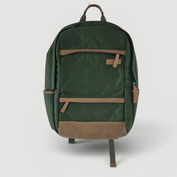 [BUNJANG] Samsonite Leather Combination Backpack / 쌤소나이트 가죽배색 백팩 가방