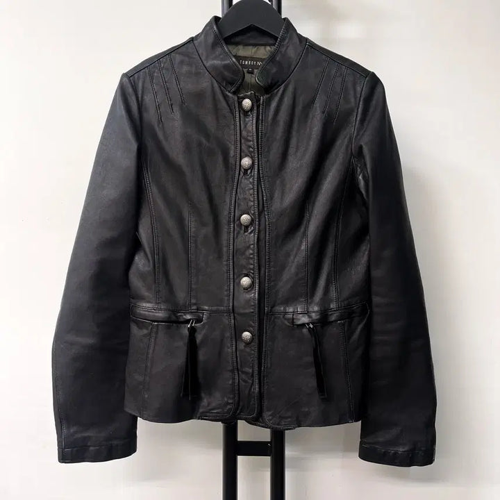 [BUNJANG] Tomboy NY Antique Lamb Leather Jacket / 톰보이 NY 앤티크 램 레더 자켓