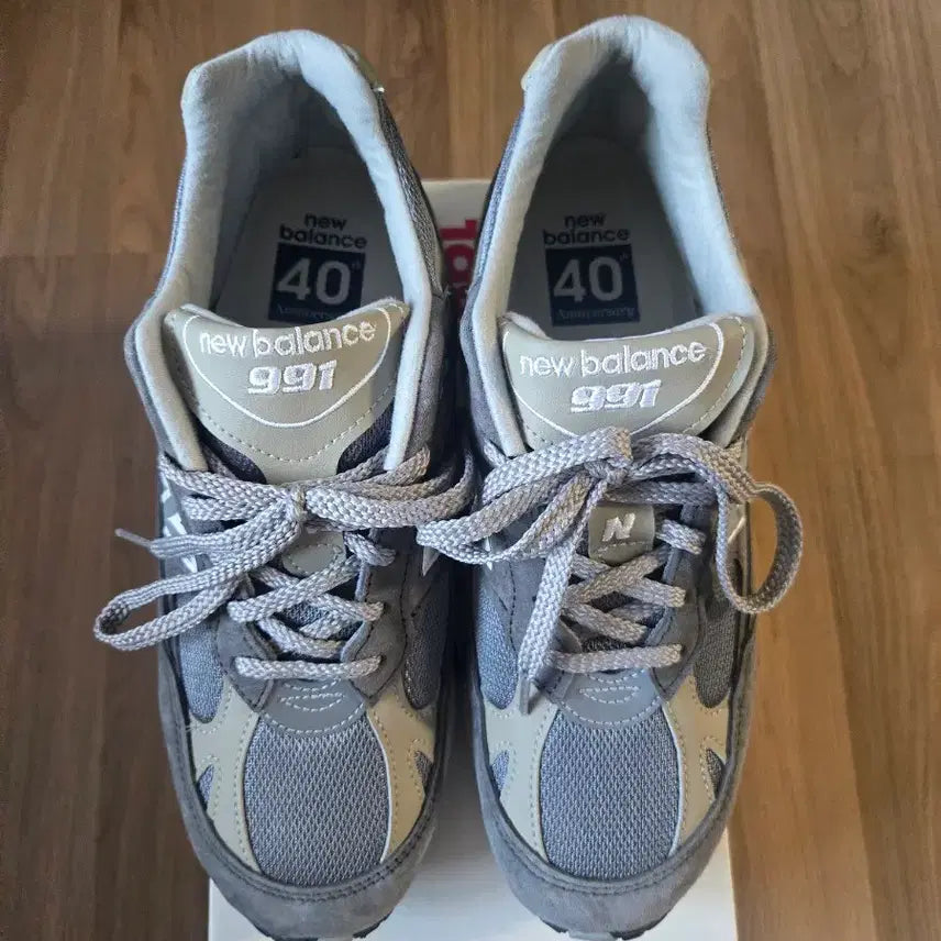 [BUNJANG] New Balance 991 40th Anniversary Sneakers / 뉴발란스 991 그레이 40주년 스니커즈