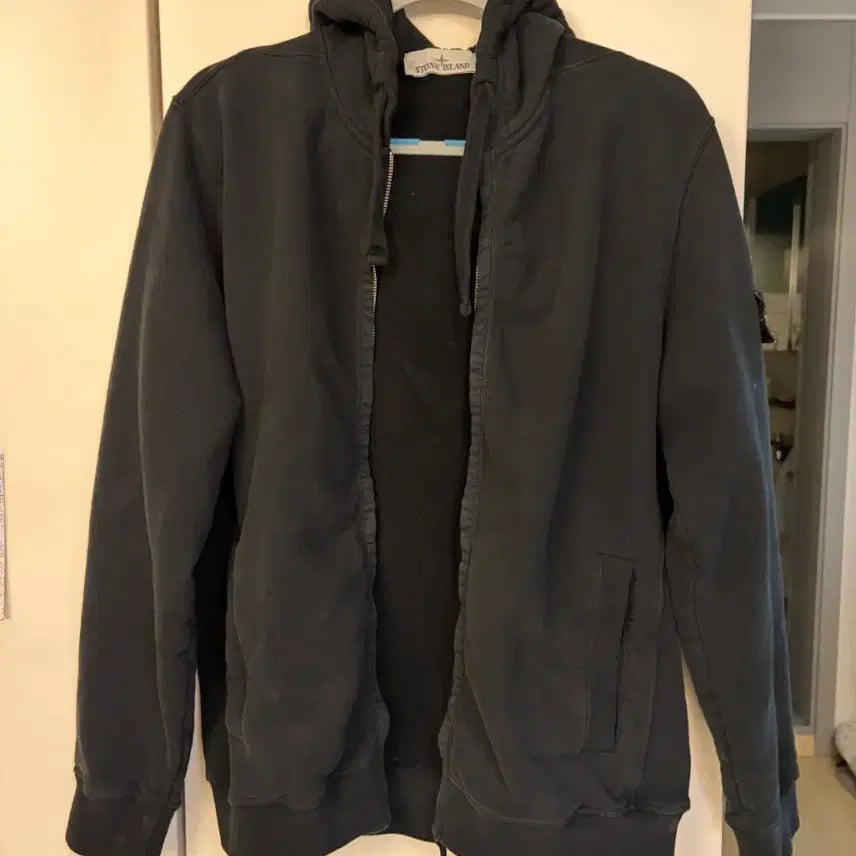 [BUNJANG] Stone Island Hooded Zip-Up Sweatshirt L / 스톤아일랜드 후드집업 L