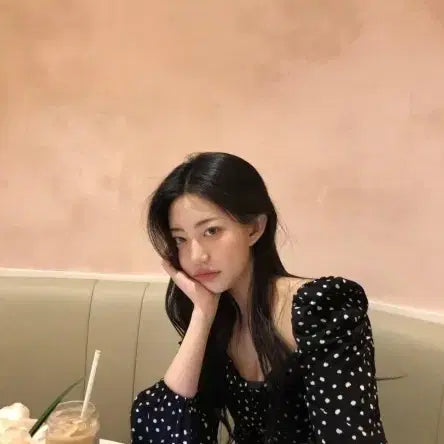 [BUNJANG] JENNIE O Lovely Dot Blouse (Black, Free Size) / 제니오 러블리도트 블라우스 (블랙/FREE)
