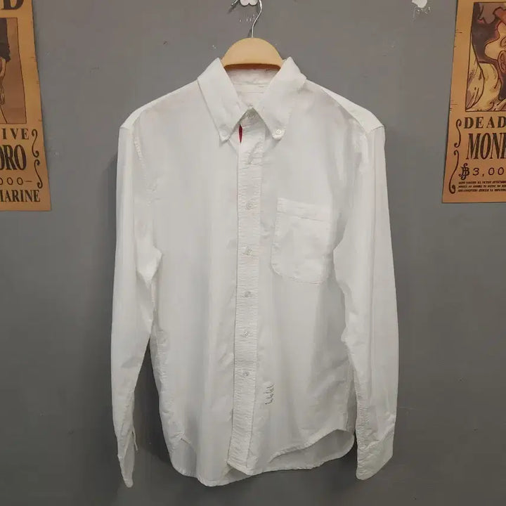 [BUNJANG] Thom Browne White Oxford Shirt / 톰브라운 화이트 옥스포드 셔츠 남방
