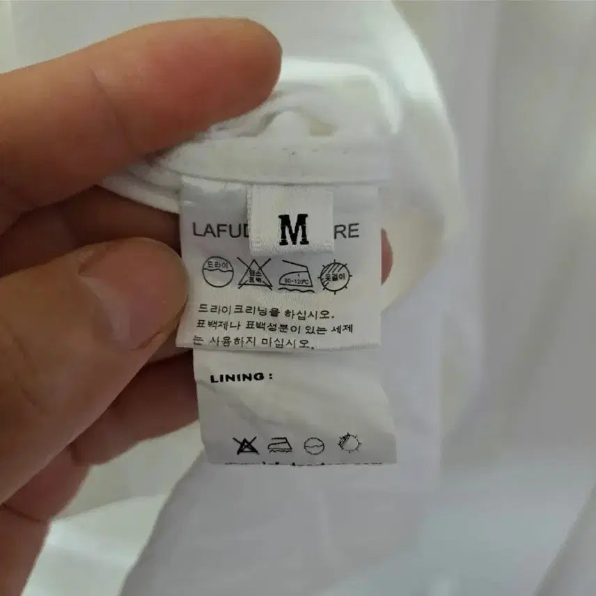 [BUNJANG] LAPOINTER STORE Oversized Shirt White Size M / 라퍼지스토어 오버핏셔츠 흰색 사이즈 M  교신가능