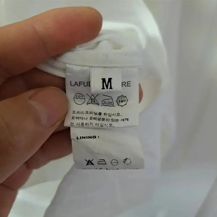 [BUNJANG] LAPOINTER STORE Oversized Shirt White Size M / 라퍼지스토어 오버핏셔츠 흰색 사이즈 M  교신가능