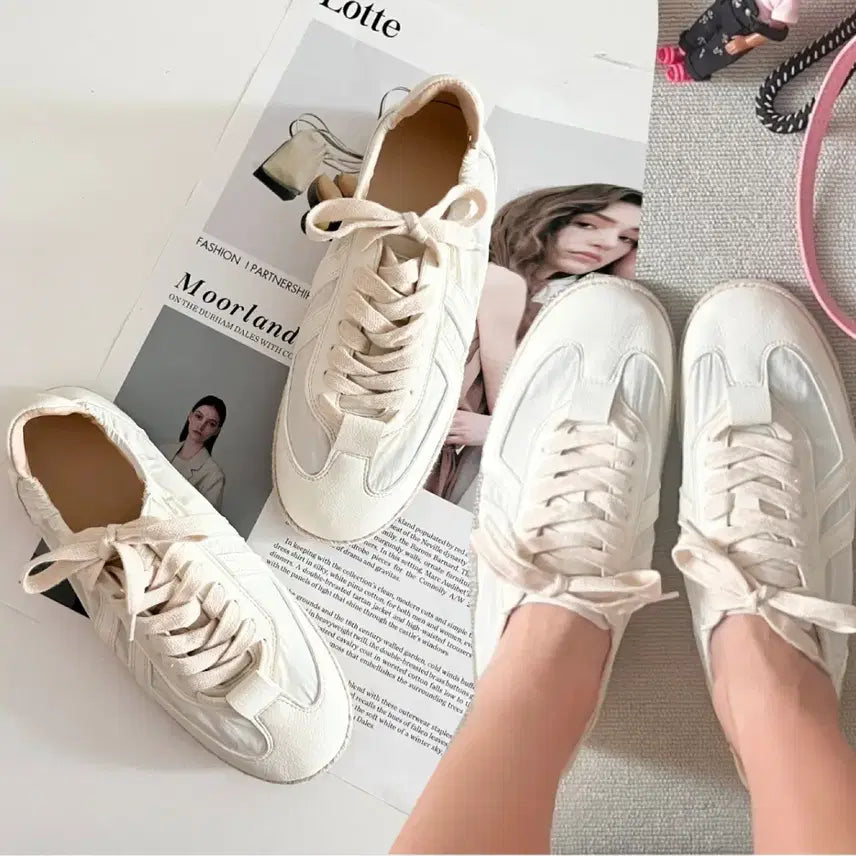 [BUNJANG] Sheer Espadrille Cushioning Sneakers / 230-250 시스루 에스파도 쿠셔닝 스니커즈 캐주얼 데일리 슈즈 운동화