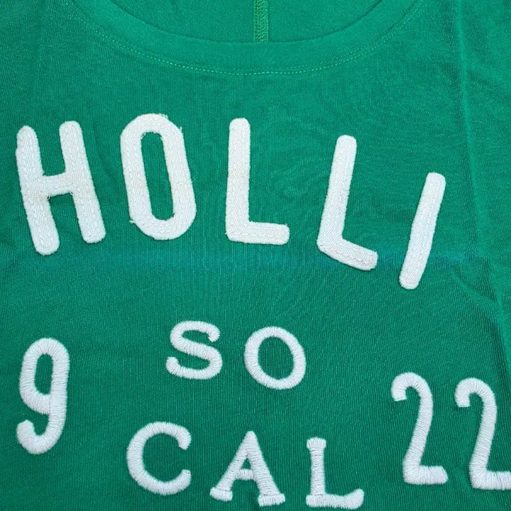 [BUNJANG] Hollister Graphic T-Shirt Green XS / 홀리스터 반팔 티셔츠 그린 XS