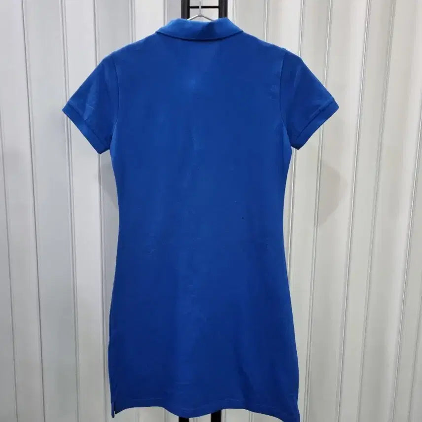 [BUNJANG] Lacoste Blue Pique Polo Dress / 라코스테 블루 피케 폴로 원피스