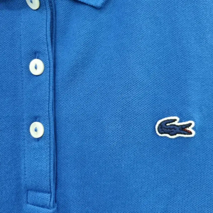 [BUNJANG] Lacoste Blue Pique Polo Dress / 라코스테 블루 피케 폴로 원피스