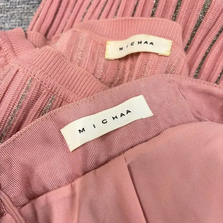 [SOLD OUT] 미샤 로즈핑크 셋업 투피스