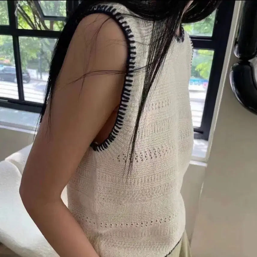 [BUNJANG] Summer Knit Vest / (새상품)니트조끼  여름니트