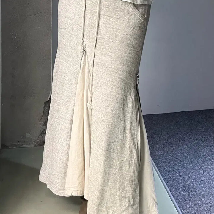 [BUNJANG] G.O.A Multi Zip Long Skirt / G.O.A 멀티 집 롱스커트