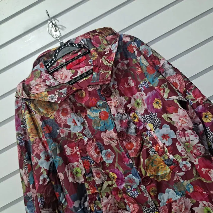 [SOLD OUT] oilily 오일릴리 꽃무늬 후드 롱 점퍼 77 옷장꾸미기