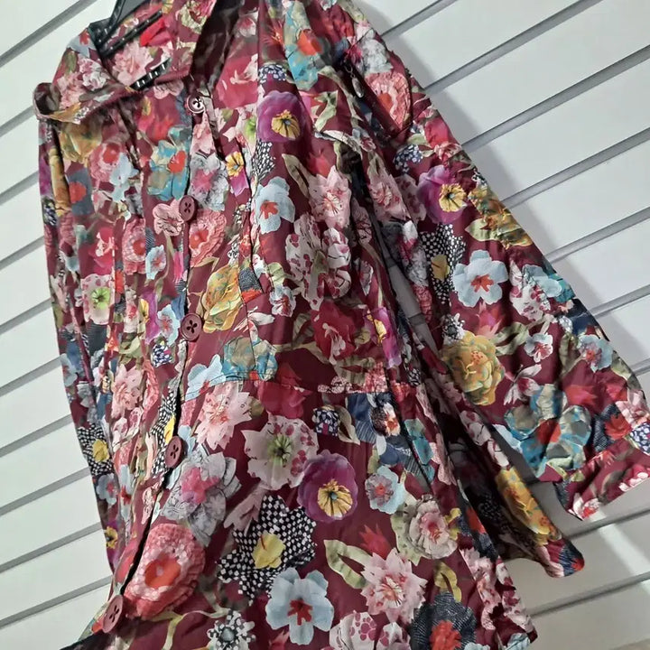 [SOLD OUT] oilily 오일릴리 꽃무늬 후드 롱 점퍼 77 옷장꾸미기