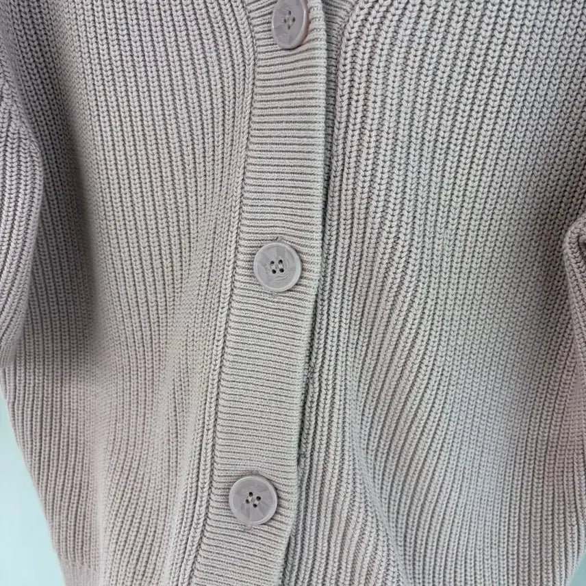 [BUNJANG] COS Ribbed Knit Half Sleeve Cardigan / 코스 반팔 가디건