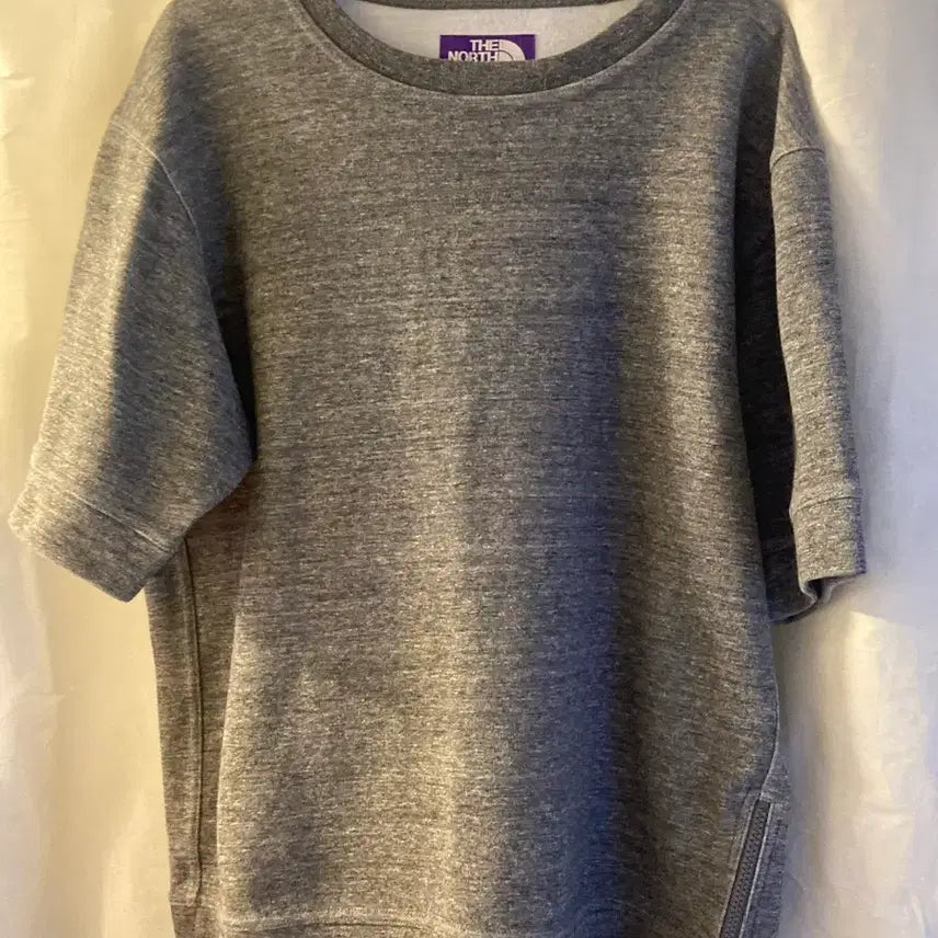 [BUNJANG] The North Face Purple Label Gray T-Shirt Sweatshirt L / 노스페이스 퍼플라벨 그레이 맨투맨 반팔 L