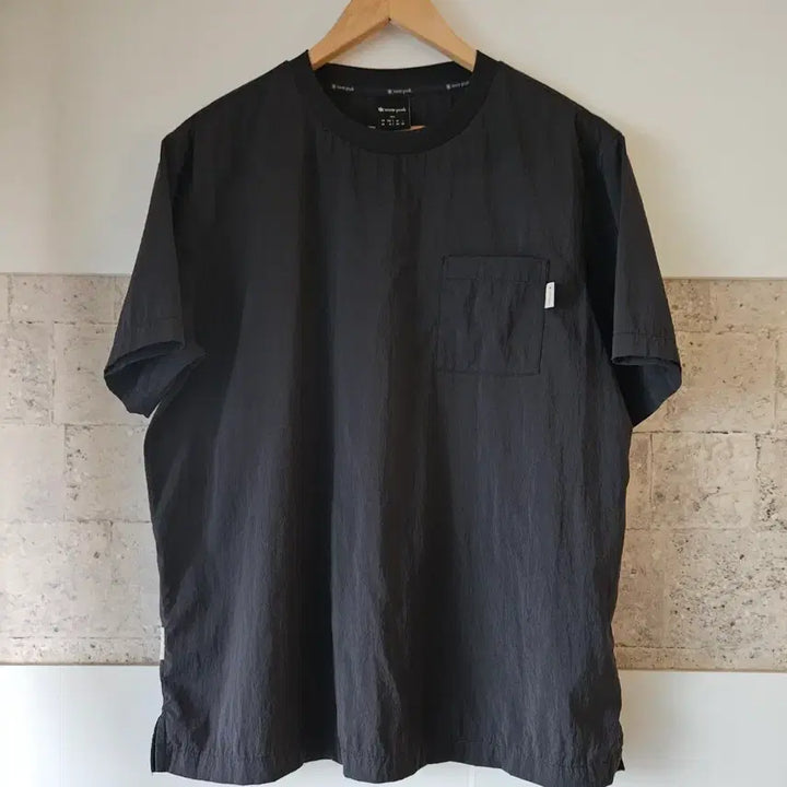 [BUNJANG] Snow Peak Black Pocket T-Shirt / 스노우피크 블랙 포켓 반팔 티셔츠