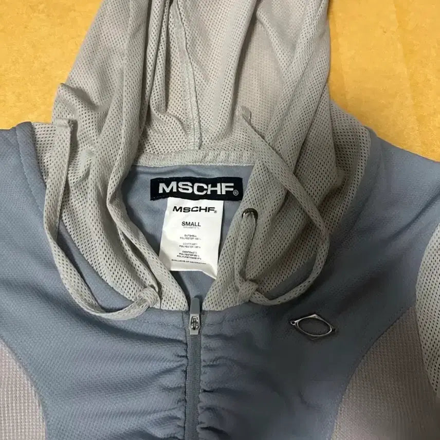 [BUNJANG] Mischief Hooded Track Half Zip-Up Light Grey / 미스치프 후드 트랙 하프집업 라이트 그레이