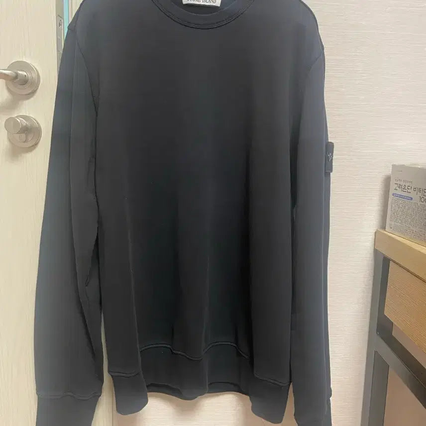 [BUNJANG] Stone Island Black Sweatshirt L / 스톤아일랜드 블랙 맨투맨 L