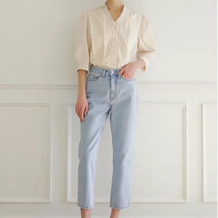 [BUNJANG] Lucirju Margaret Lace Blouse / 루시르주 마가렛 레이스 블라우스