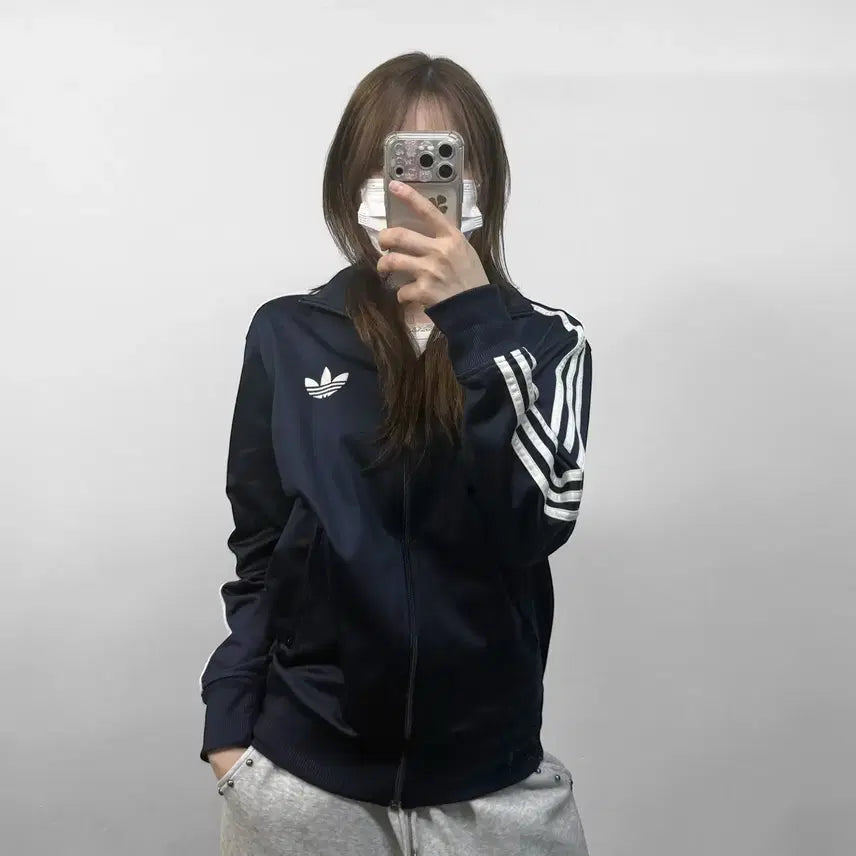 [BUNJANG] Adidas Firebird Track Top Jersey Navy / 아디다스 파이어버드 트랙탑 져지 네이비