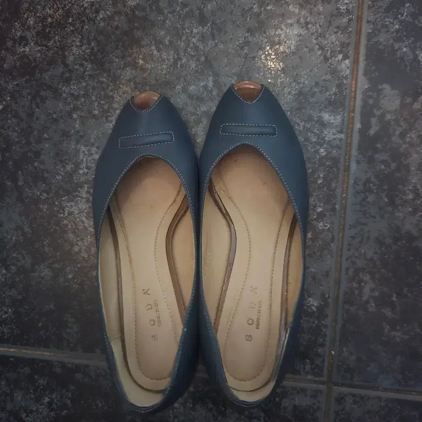 [BUNJANG] SODA Blue Open Toe Heels / 소다 SODA 블루 오픈토