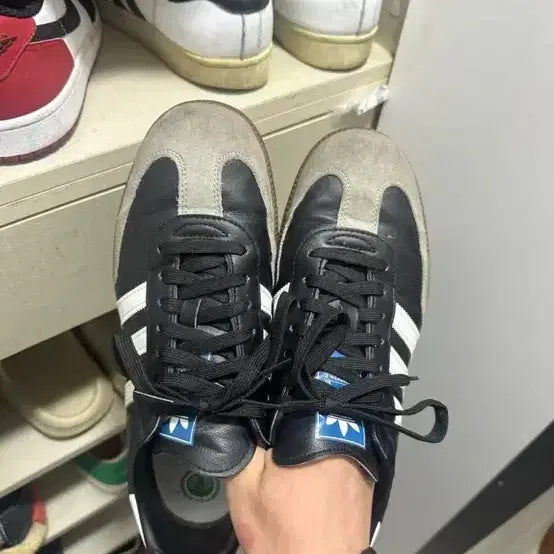 [BUNJANG] Adidas Samba Black Sneakers 275 / 아디다스 삼바 블랙 운동화 275