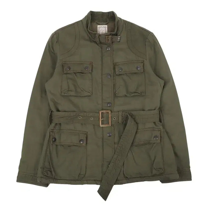 [BUNJANG] Polo Jeans Khaki Belted Field Jumper Jacket / 폴로진스 카키 벨티드 필드 점퍼 자켓