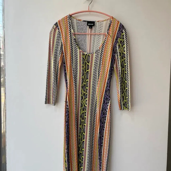 [BUNJANG] Just Cavalli 7/10 Sleeve Dress Size 40 / 저스트카발리 7부 원피스 40사이즈
