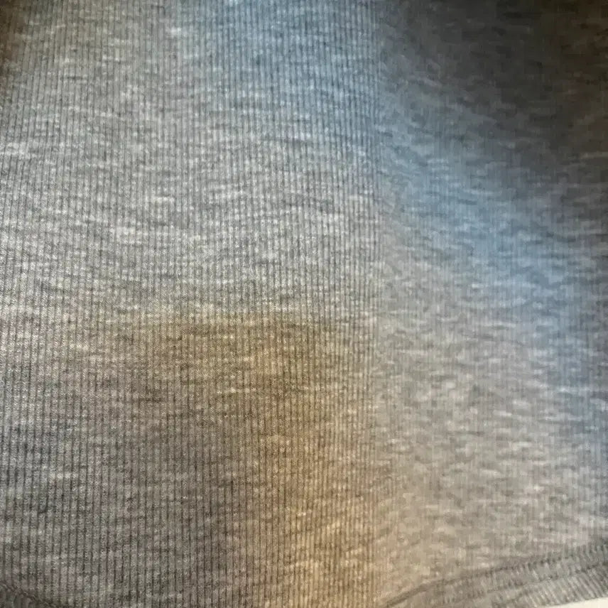 [BUNJANG] Mavins Gray Ribbed Hoodie - Free Size / 메이빈스 그레이 골지 후드티 프리사이즈