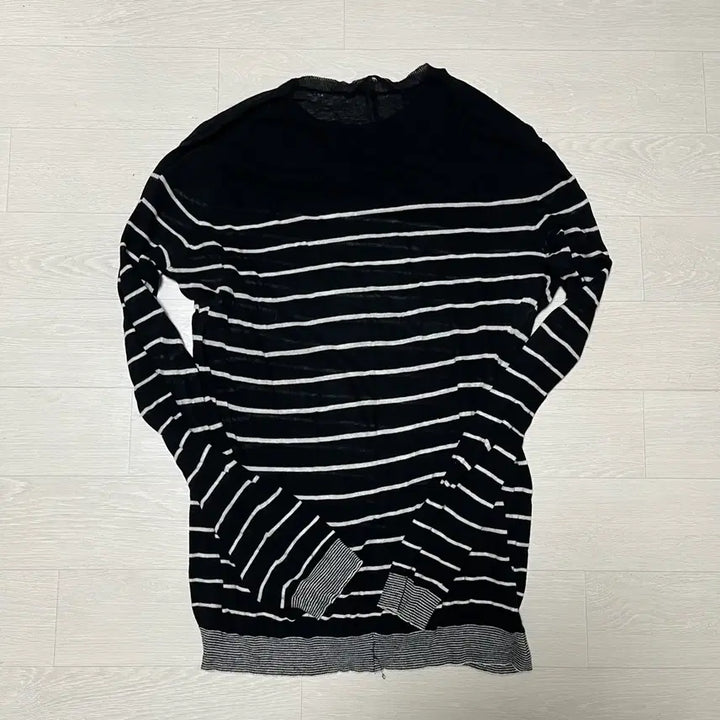[BUNJANG] Haider Ackermann Stripe Asymmetric Summer Knit Long Sleeve / 하이더아커만 스트라이프 비대칭 써머 니트 롱슬리브