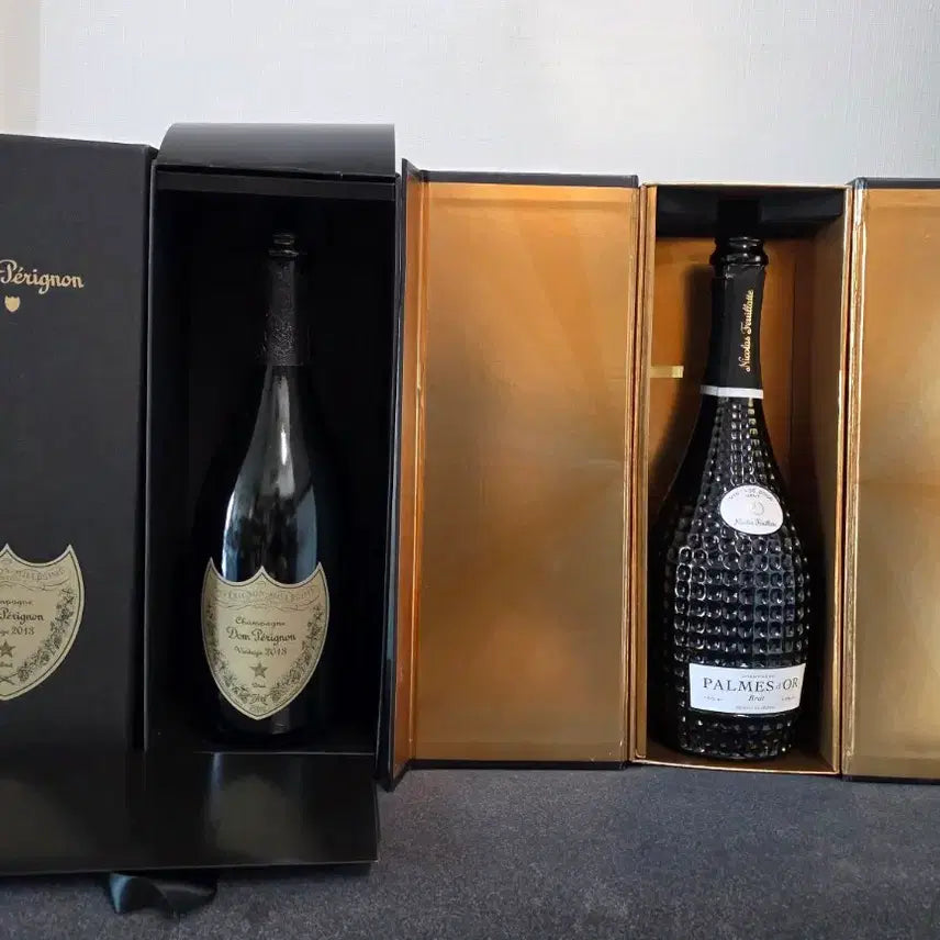 [BUNJANG] Dom Pérignon 2013 Vintage Nicolas Feuillatte Empty Bottle with Case / 돔페리뇽 2013 니콜라스 푸이야트 팔메스  공병