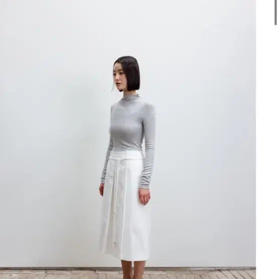 [BUNJANG] rrace White Pleats Skirt / rrace 스커트 (정가 145,000원)