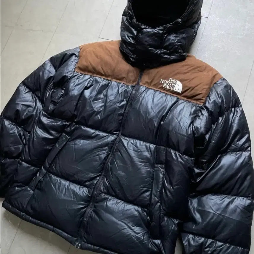 [BUNJANG] The North Face 700 LTD Suede Jacket with Hat / 노스페이스 70OLTD 스웨이드