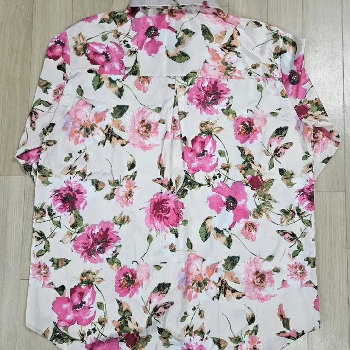 [BUNJANG] ZARA Satin Floral Blouse - Medium / [ZARA] 자라 새틴 플로랄 블라우스 M 새상품
