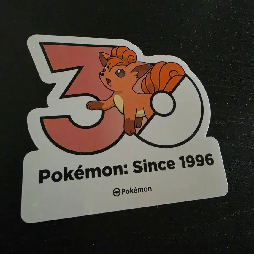 [SOLD OUT] 포켓몬 30주년 식스테일 스티커