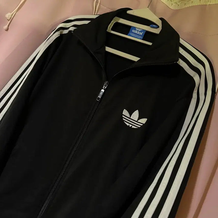 [BUNJANG] Adidas Firebird Track Top Jacket / 아디다스 져지 아디다스 파이어버드 블랙 불꽃 집업 트랙탑 구파이어버드