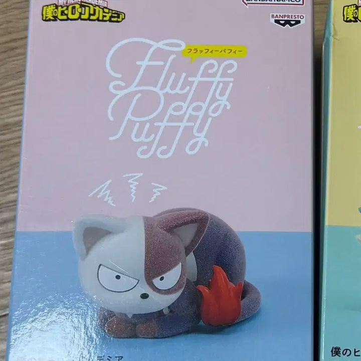 [BUNJANG] My Hero Academia Fluffy Puffy Shoto Cat Figure / 나의 히어로 아카데미아 Fluffy Puffy 피규어 쇼토캣 나히아