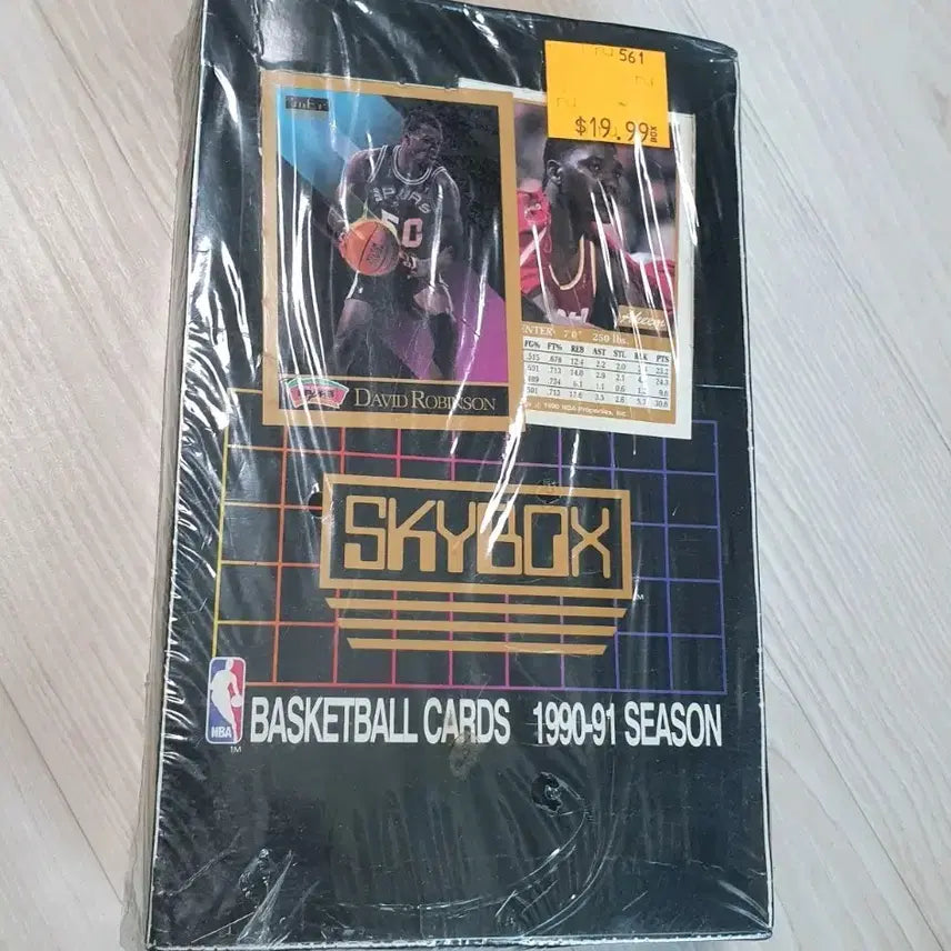 [SOLD OUT] 1990-91 스카이박스 NBA 농구 카드 박스 미개봉 36팩