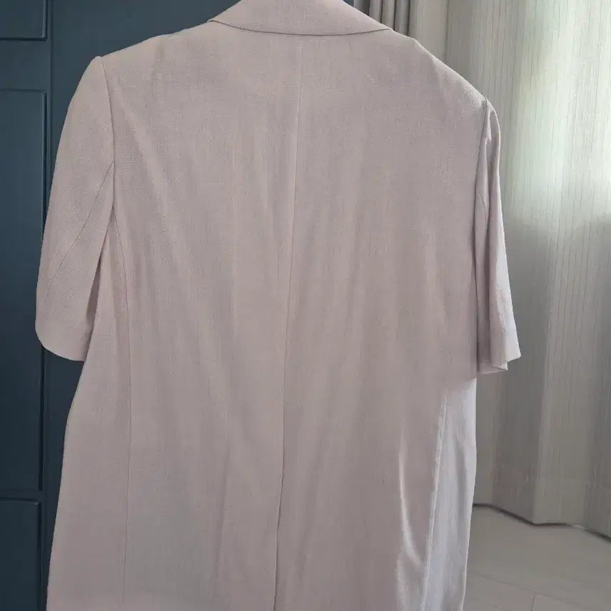 [BUNJANG] MIXXO Short Sleeve Tailored Oversized Jacket Light Beige / MIXXO 미쏘 반팔 자켓 S사이즈 라이트베이지 새상품