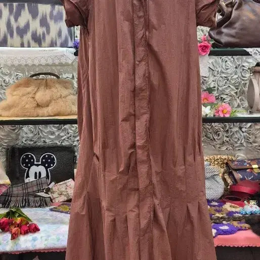 [BUNJANG] Lightweight Crinkled Long Dress / 디자인 이쁜 바스락 롱원피스 55 66 77 88 99 프리사이즈