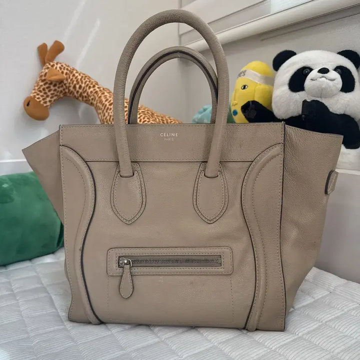 [BUNJANG] Celine Luggage Bag Medium Beige Leather / 셀린느 러기지백 미듐 베이지