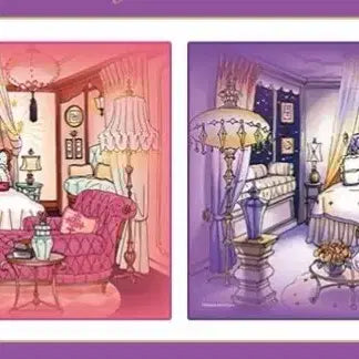 [BUNJANG] Sugar Sugar Rune Pop-up Store Fabric Poster Set (Chocolat &amp; Vanilla) - Sealed / 슈가슈가룬 팝업스토어 패브릭 포스터 쇼콜라 바닐라 (미개봉 현물)